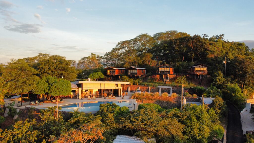 Pacific Kalokairi adults-only boutique hotel surrounded by tropical nature near Tamarindo, Costa Rica.