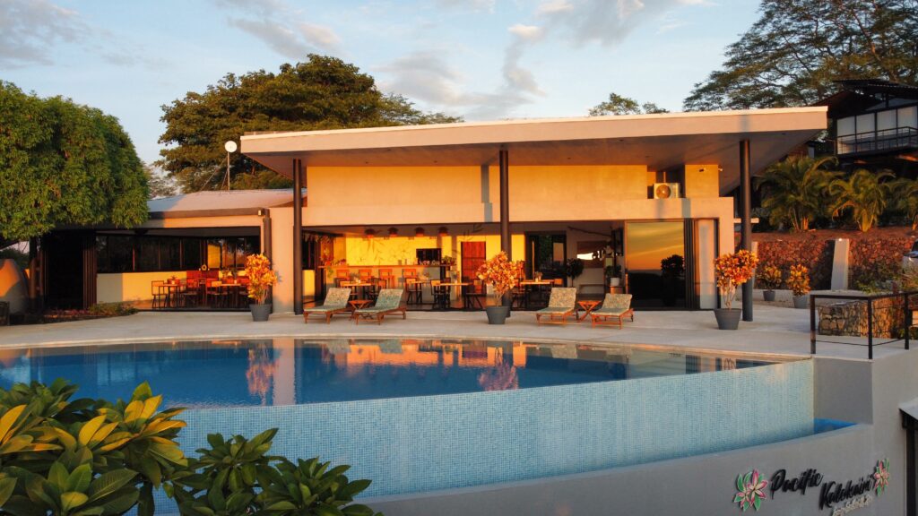Pacific Kalokairi adults-only boutique hotel and infinity pool near Tamarindo, Costa Rica